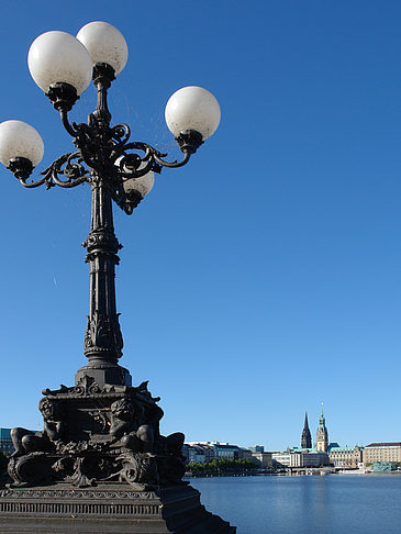 Foto Laterne und Binnenalster