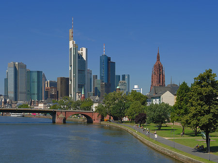 Foto Skyline von Frankfurt - Frankfurt am Main