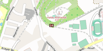 Stadtplan Halde Rheinelbe Gelsenkirchen