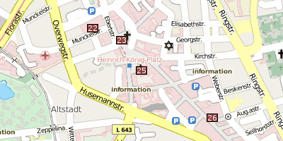 Propsteikirche St. Augustinus Stadtplan